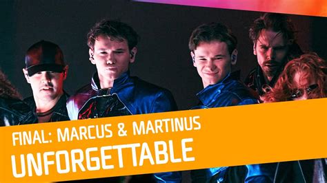 FINALEN Marcus Martinus Unforgettable YouTube