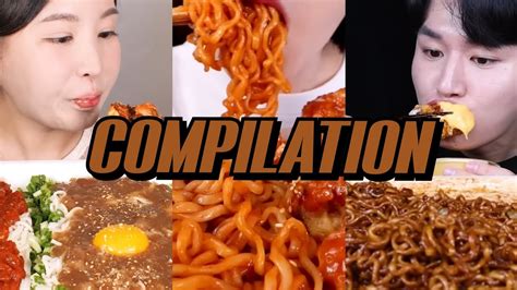 Compilation Asmr Eating Mukbang Chicken Noodles And More Best Asmr