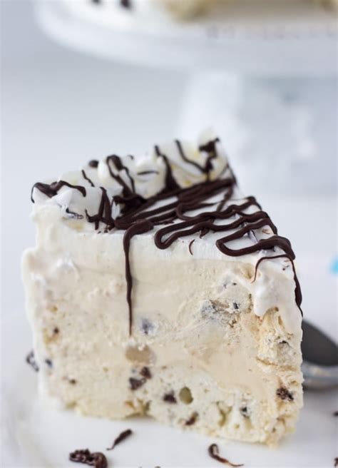 Chocolate Chip Cookie Dough Ice Cream Cake - A Classic Twist