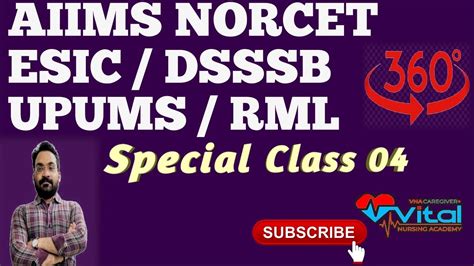 NORCET 6 0 DSSSB ESIC UPUMS Special MCQs Classes 04 Most