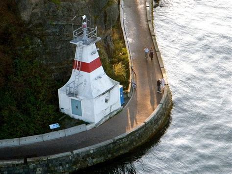 Prospect Point Lighthouse Vancouver Stanley Park Seawall Lighthouse