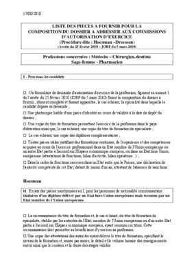 La Liste Des Pieces A Fournir Pour Le Visa Pdf Notice Manuel D