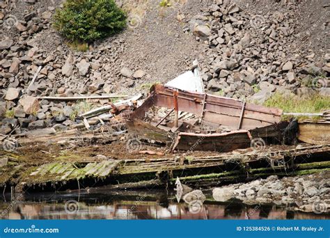 Sand Point Alaska Pier stock photo. Image of harbor - 125384526