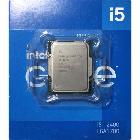 Intel 12代cpu I5 12400 有內顯 6核12緒 盒裝 含風扇 保固至2025 11 25 蝦皮購物