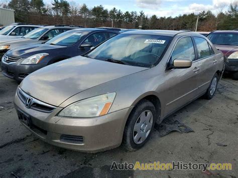 1hgcm56467a179885 2007 Honda Accord Lx View History And Price At