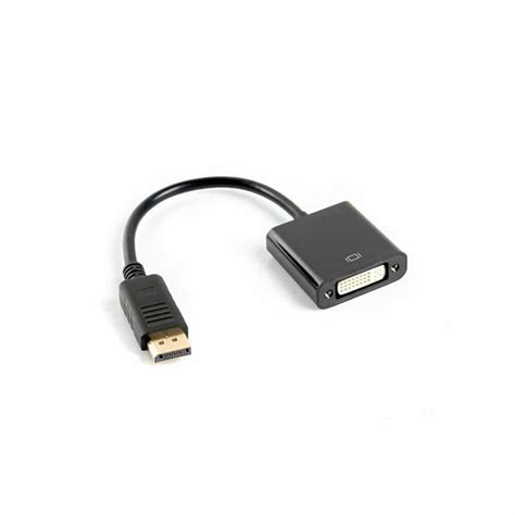 Adaptateur Displayport Vers Dvi Lanberg Ad Bk Noir Cm Leroy