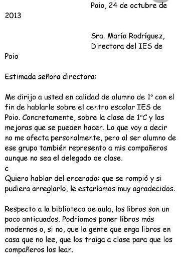 Escriba Una Carta Formal Al Director De Educaci N Solicitando Como Un