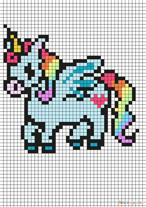 Coloriage Licorne Pixel Coloriage Licorne The Best Porn Website