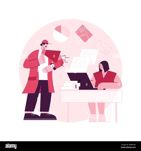 Work Pressure Abstract Concept Vector Illustration Stress Management