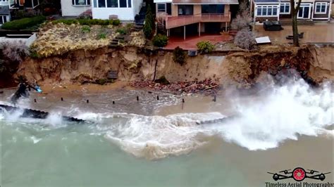 Massive Storm Hits Ogden Dunes Indiana Lake Michigan Hits Record Lake