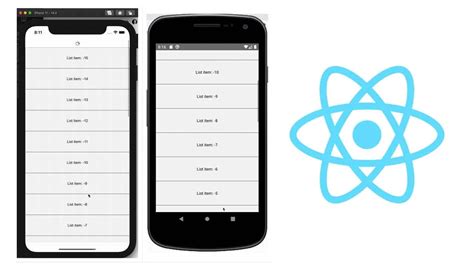 React Native Bidirectional Infinite Smooth Scroll