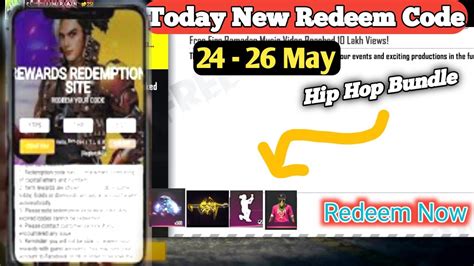 Free Fire Today May Ffws Ff Reward Free Fire Redeem Code Hip