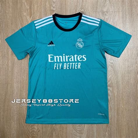 Jual Jersey Baju Sepak Bola Grade Ori Real Madrid 3rd 2021 2022