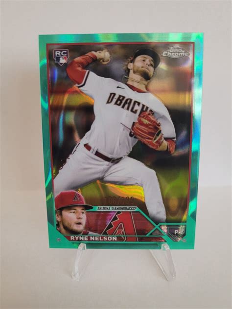 Topps Chrome Aqua Refractor Ryne Nelson Rc For Sale