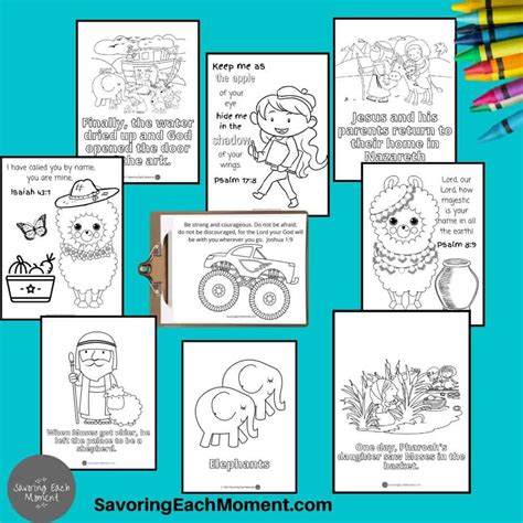 printable christian bible coloring pages  kids savoring  moment