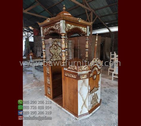 New Mimbar Ukir Jati Model Terbaru Jepara Bawu Furniture