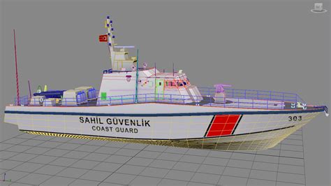 3D Turkish Coast Guard Kaan 33 Class Model TurboSquid 1998975