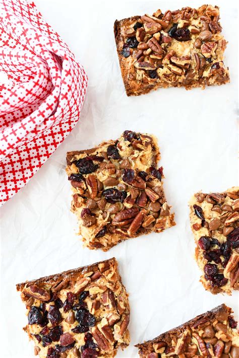 7 Layer Cranberry Magic Bars Sizzling Eats