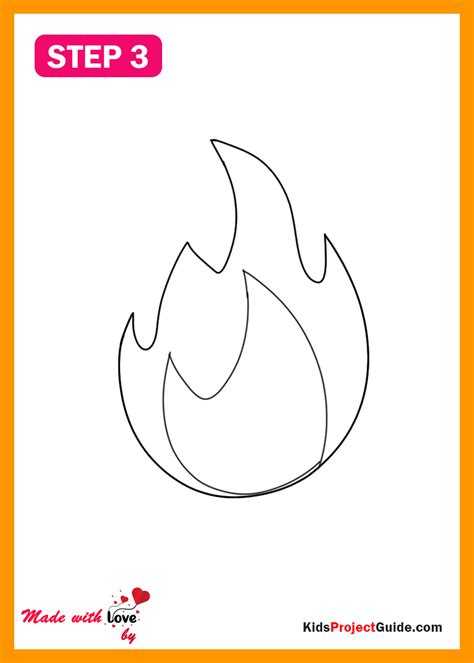 How To Draw A Flame Easy Step By Step Guide