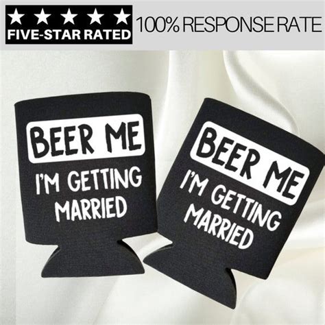 Beer Me I M Getting Married Funny Can Cooler Multiple Color