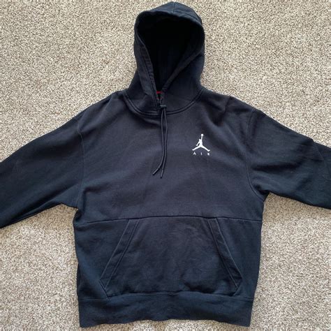 Jordan Jumpman Air Hoodie in Black SEND ANY... - Depop