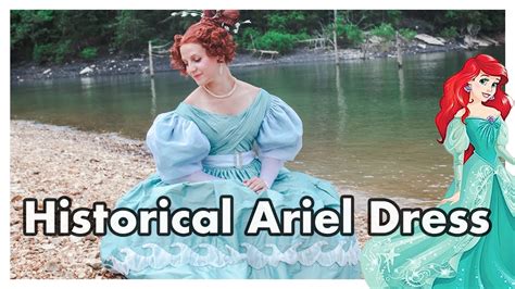 Making A Historically Accurate Little Mermaid Dress 1830s Ariel Dress