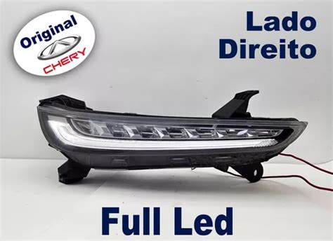 Farol Luz Diurna Tiggo 3x Pro 2021 2022 2023 Dir C Detalhe