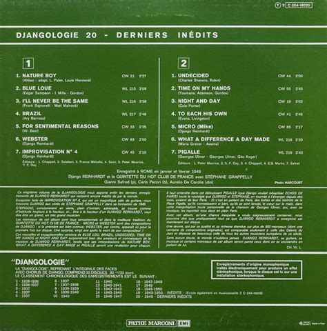 Djangologie Django Reinhardt Lp Path Cdandlp