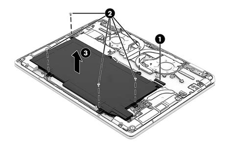 Can I replace the battery in the HP Spectre x360 (2022)?