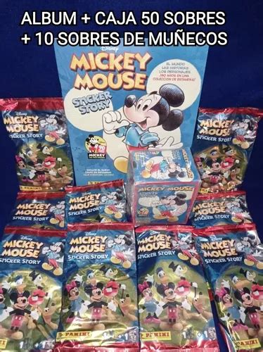 Paquete Mickey Mouse A Os Lbum Caja De Sobres Etc Env O Gratis