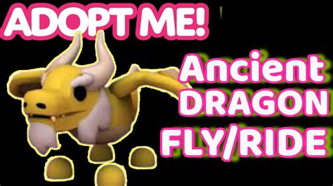 Ancient Dragon Fly Ride Adopt Me Legendary New Pet From Refreshed Egg