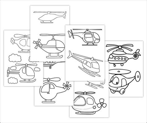 Вертолет: шаблон для вырезания из бумаги — 3mu.ru