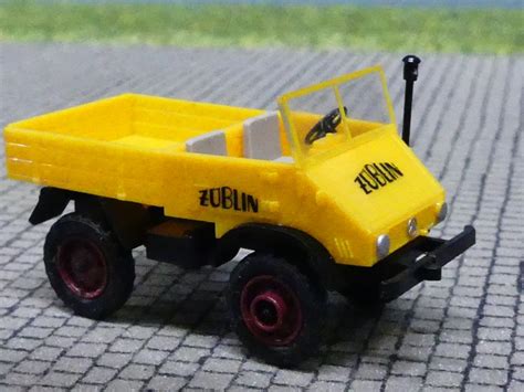 Modellspielwaren Reinhardt 1 87 Epoche Unimog 411 Züblin 20419