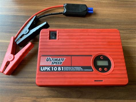 Ultimate Speed Powerbank Z Kompresorem Z Funkcj Rozruchu Parkside