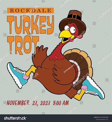 Running Turkey Vector