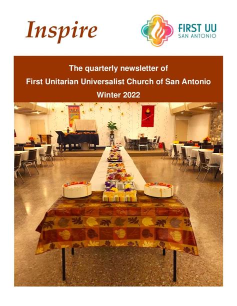 Newsletters First Unitarian Universalist Church San Antonio