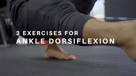 Dorsiflexion Exercises