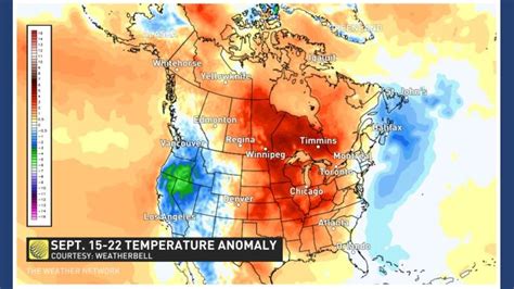 Temperature Canada Weather Map