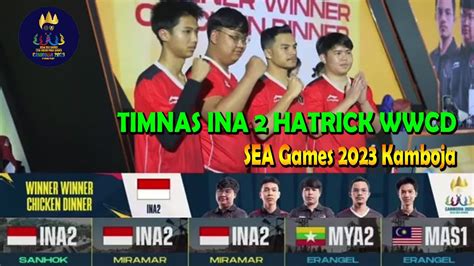 Moment Indonesia Hatrick Wwcd Di Sea Games Pubg Mobile Youtube