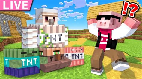 【マイクラ】mobがtntになった世界でエンドラ討伐！ Minecraft Summary マイクラ動画