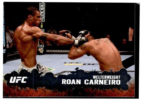 Roan Carneiro Ruby Ungraded Topps Ufc Round