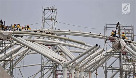 Foto Memantau Progres Pembangunan Stasiun Lrt Kelapa Gading Velodrome