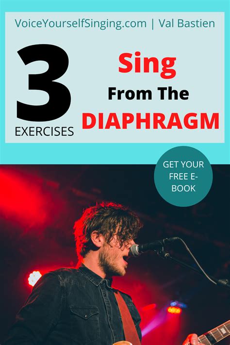 Sing From The Diaphragm Singing Techniques Singing Lessons Vocal