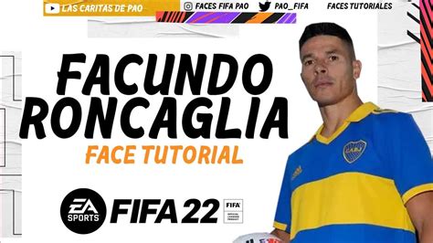 Facundo Roncaglia Face Fifa 22 Pro Clubs Look Alike Tutorial Stats