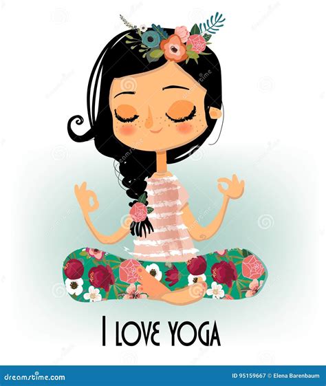 Cartoon Yoga Clipart In Illustrator Svg Eps Png Off