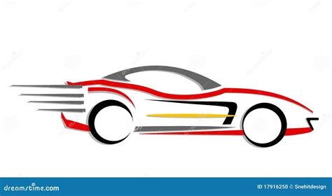 Fast Moving Car Icon Stock Illustration Illustration Of Black 17916250