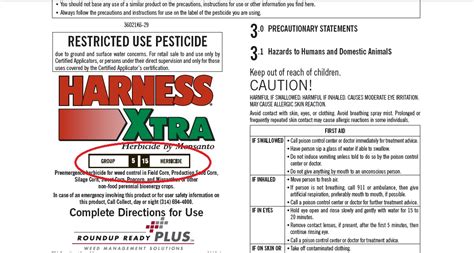 Herbicide Groups Chart A Visual Reference Of Charts Chart Master