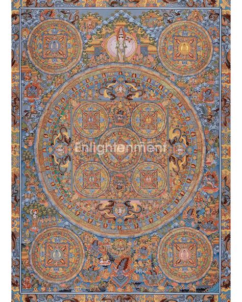 Tibetan Buddha Mandala Thangka | Tibetan Wall Decoration Painting