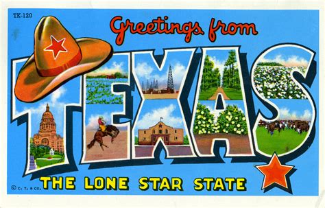 Greetings From Texas The Lone Star State Large Letter P Flickr