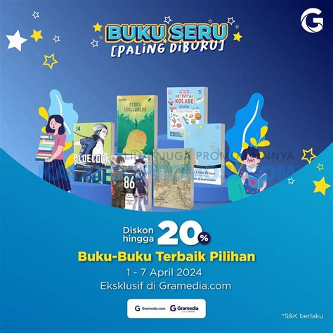 Buku Seru Paling Diburu Eksklusif Di Diskon Hingga 20